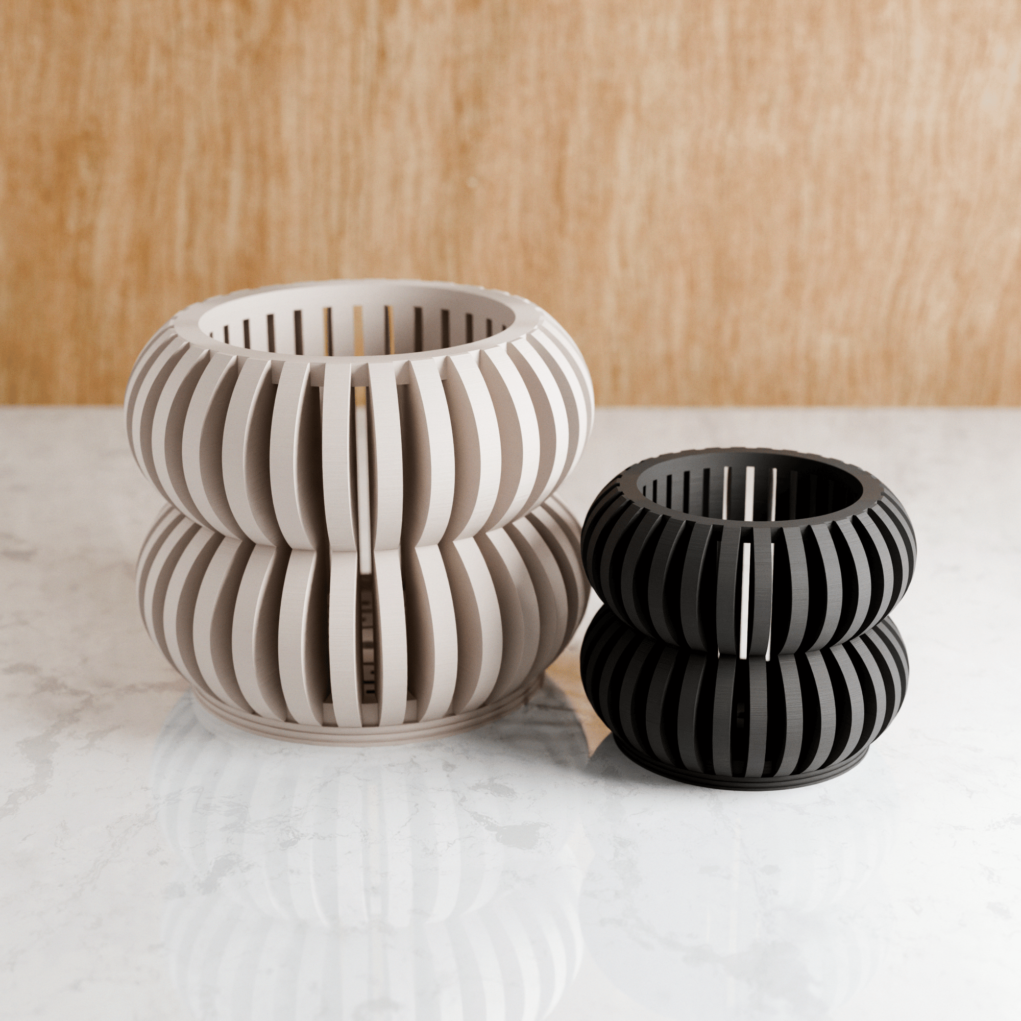 Orchid Planter DOUBLE BUBBLES - The Coral Palm LLC