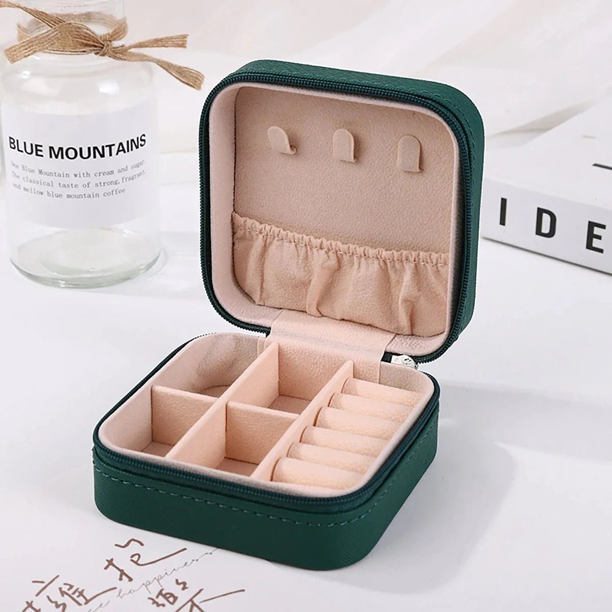 The Luxe Mini Travel Jewelry Case - The Coral Palm LLC