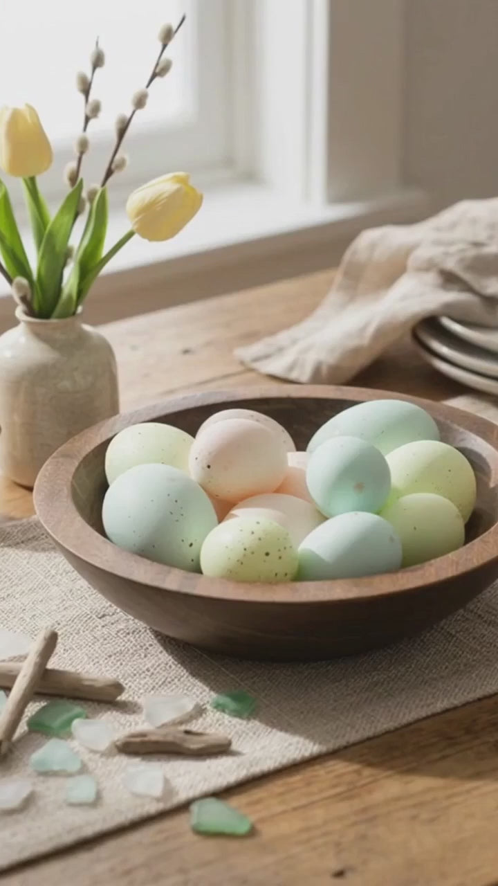 Pastel Easter Egg Decorative Set – 12 Piece Collection