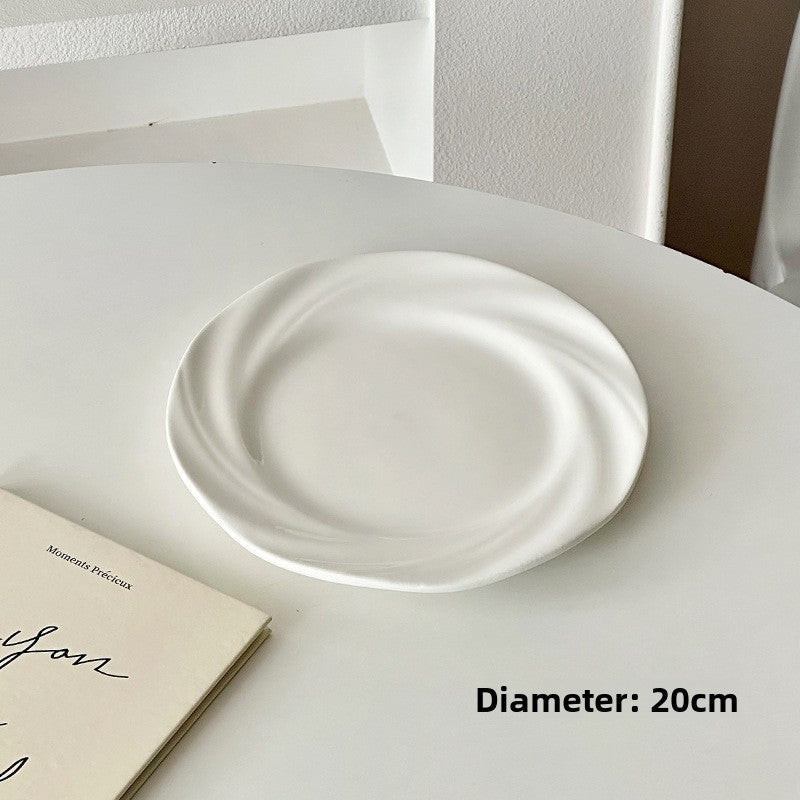 Provence Relief Dessert Plate - The Coral Palm LLC
