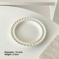 Provence Relief Dessert Plate - The Coral Palm LLC