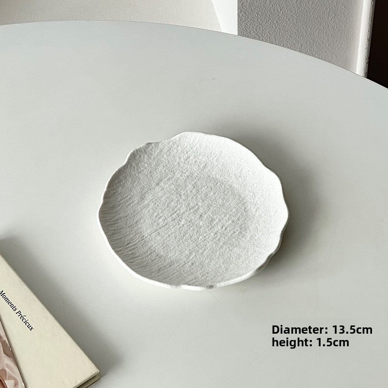 Provence Relief Dessert Plate - The Coral Palm LLC