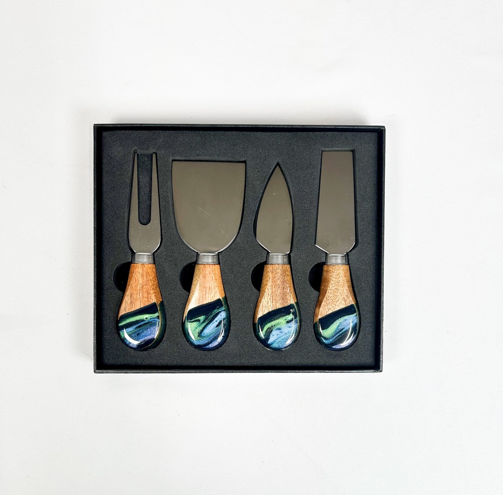 Resin Coated Cheese Knife Set (Back in Stock!!) - The Coral Palm LLC