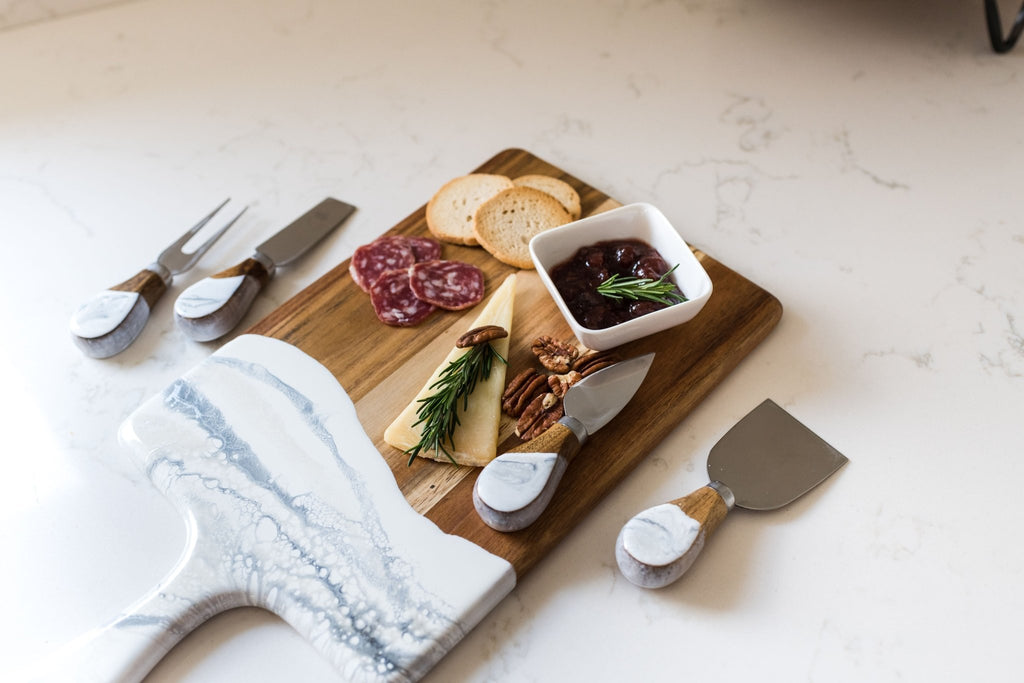Resin Coated Cheese Knife Set (Back in Stock!!) - The Coral Palm LLC