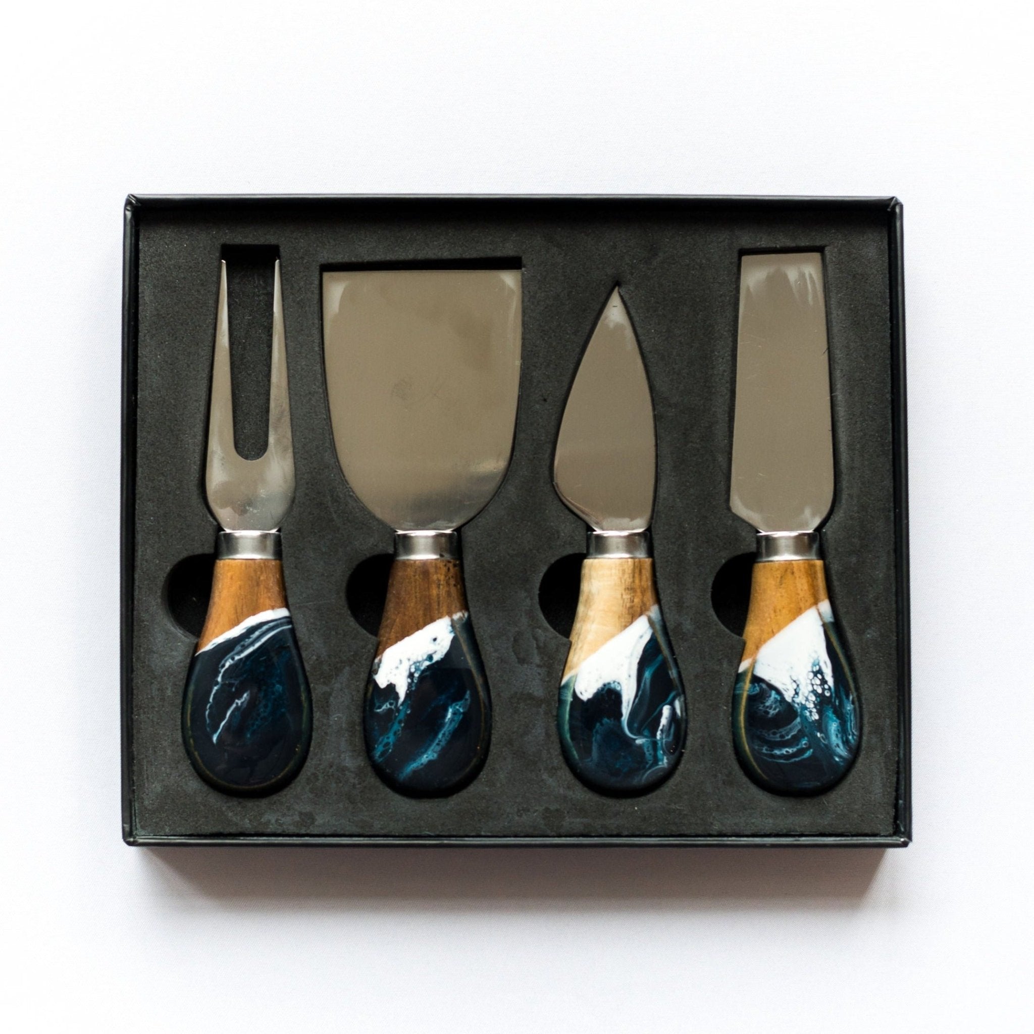 Resin Coated Cheese Knife Set (Back in Stock!!) - The Coral Palm LLC