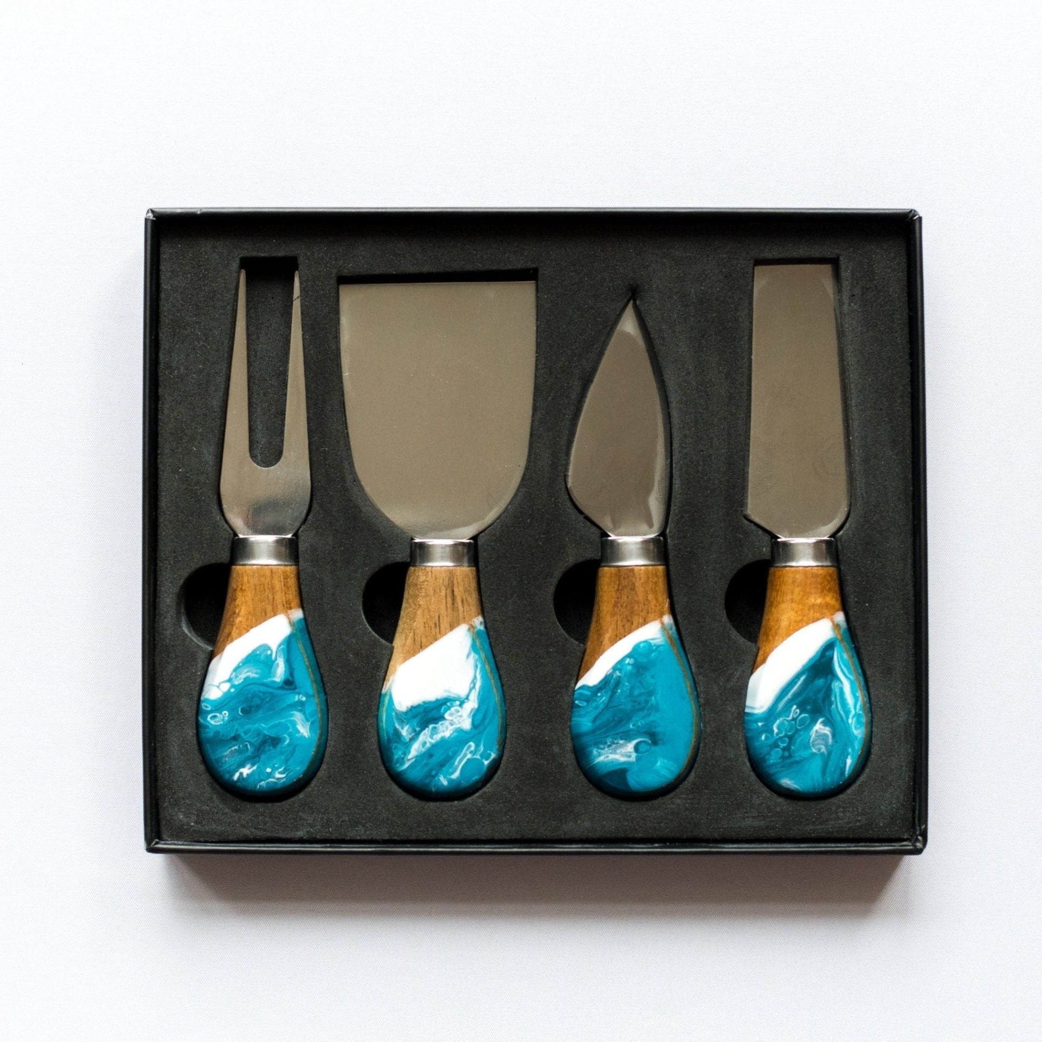 Resin Coated Cheese Knife Set (Back in Stock!!) - The Coral Palm LLC