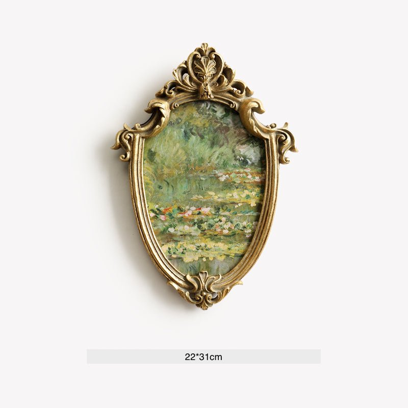 Nordic Luxe Retro Framed Art Decor  - The Coral Palm LLC