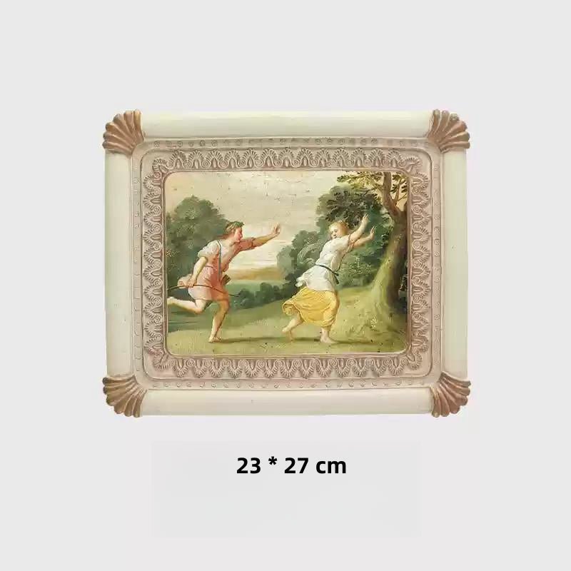 Nordic Luxe Retro Framed Art Decor  - The Coral Palm LLC