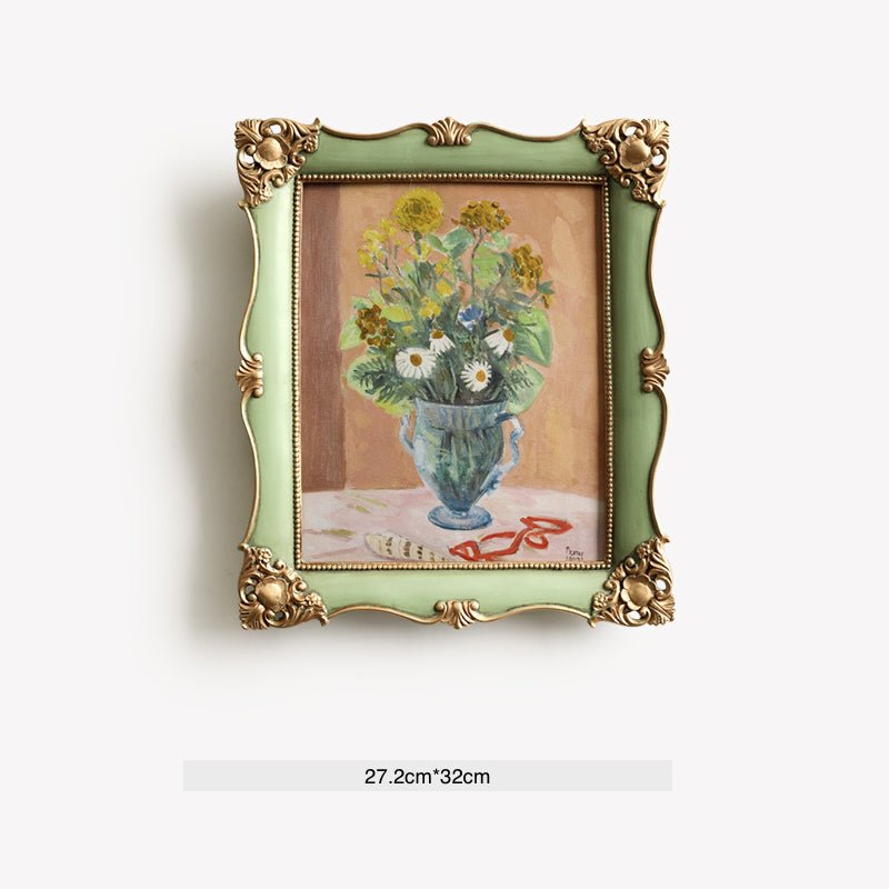 Nordic Luxe Retro Framed Art Decor  - The Coral Palm LLC
