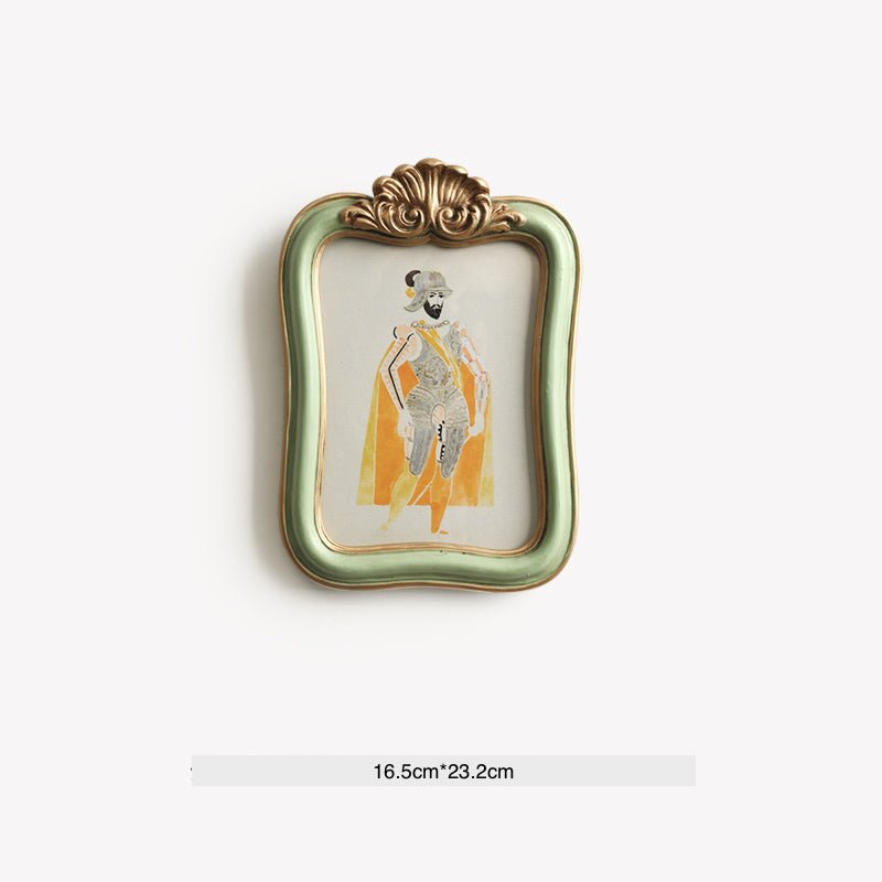 Nordic Luxe Retro Framed Art Decor  - The Coral Palm LLC
