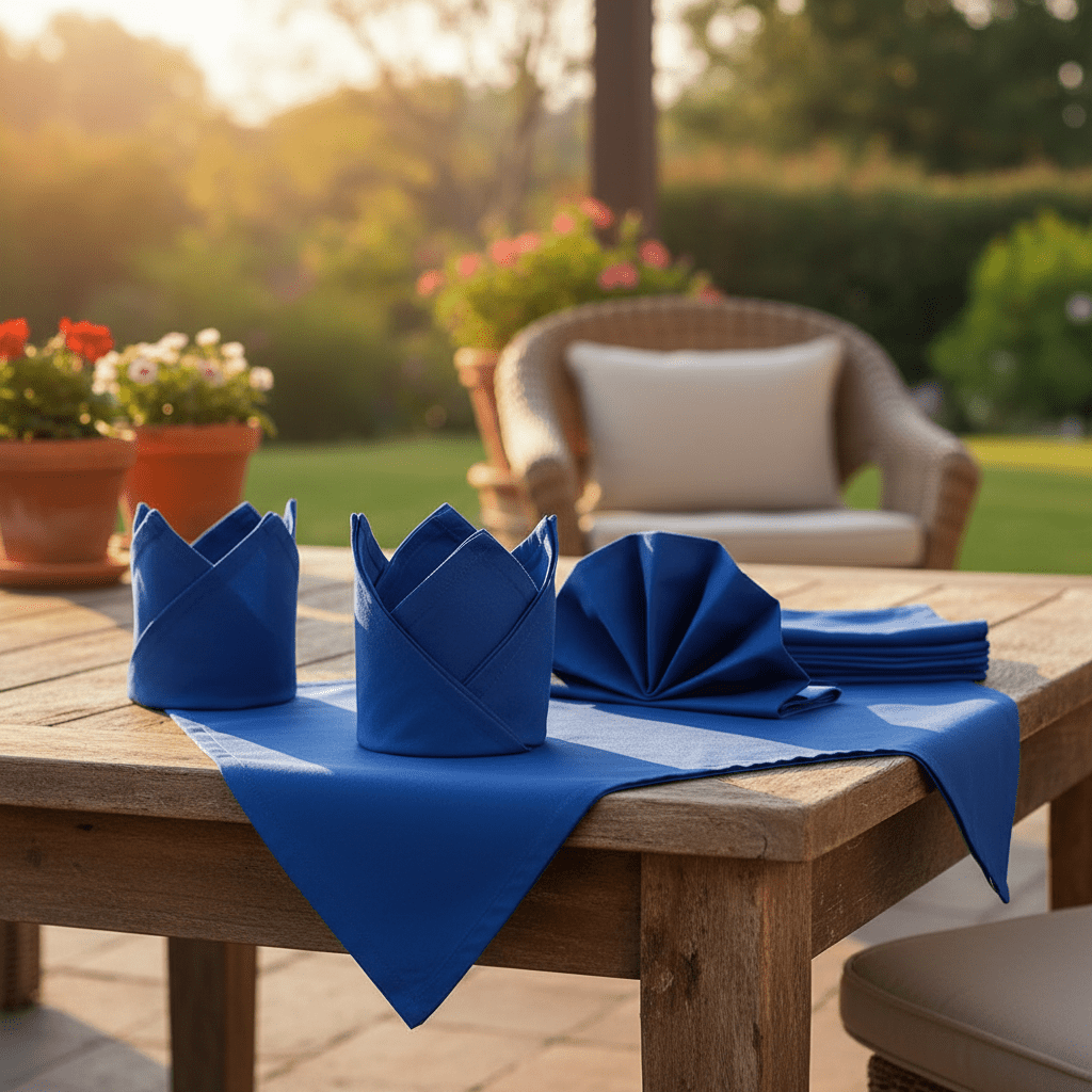 Riviera Classic Table Napkins – Set of 12 - The Coral Palm LLC