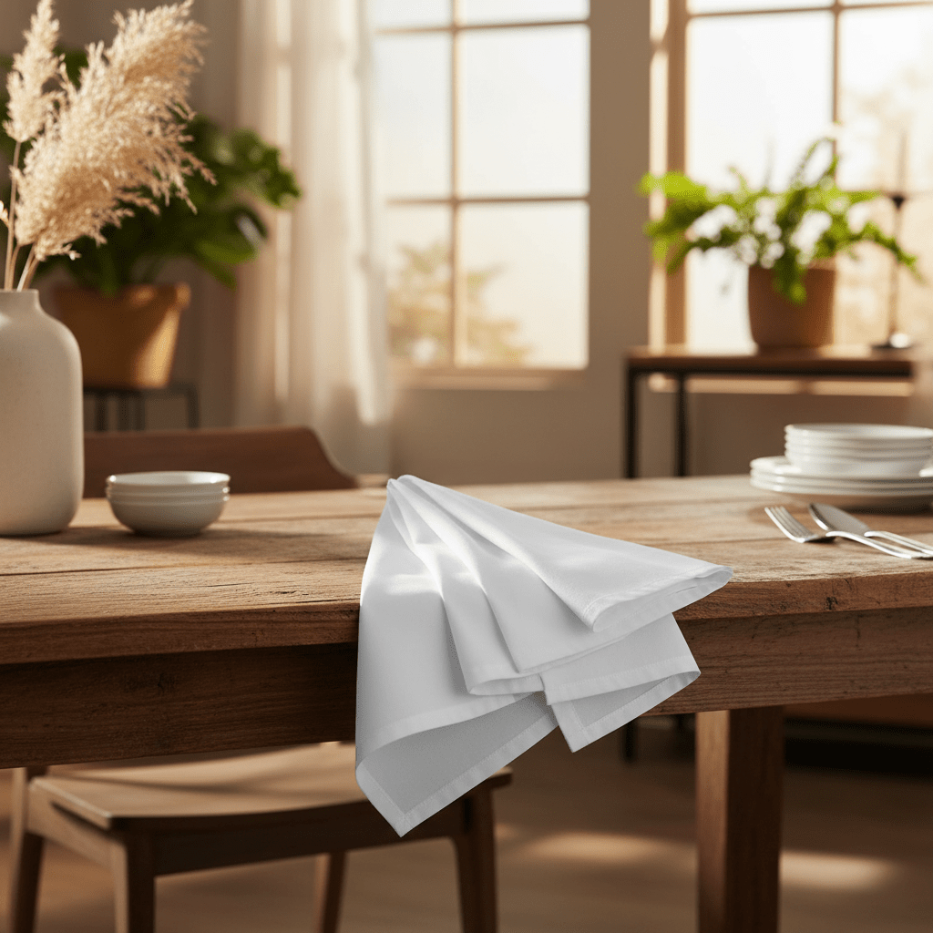 Riviera Classic Table Napkins – Set of 12 - The Coral Palm LLC