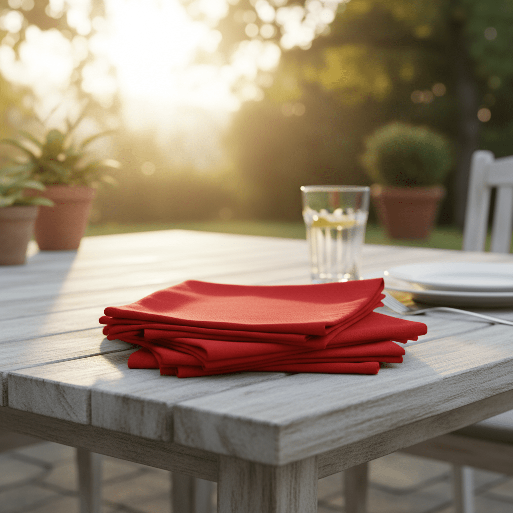 Riviera Classic Table Napkins – Set of 12 - The Coral Palm LLC