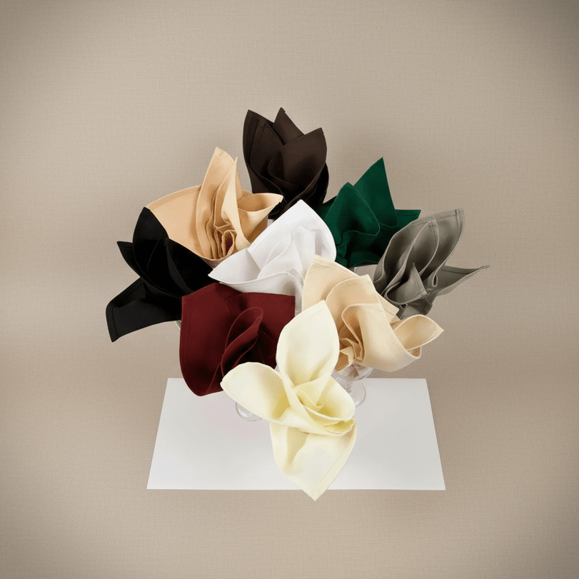 Riviera Classic Table Napkins – Set of 12 - The Coral Palm LLC