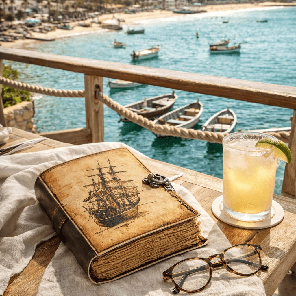 Sailing Ship boat Journal Notebook Book of Shadows - The Coral Palm LLC