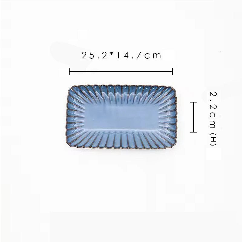 Skyfall 22 - Piece Scalloped Serving Set - The Coral Palm LLC