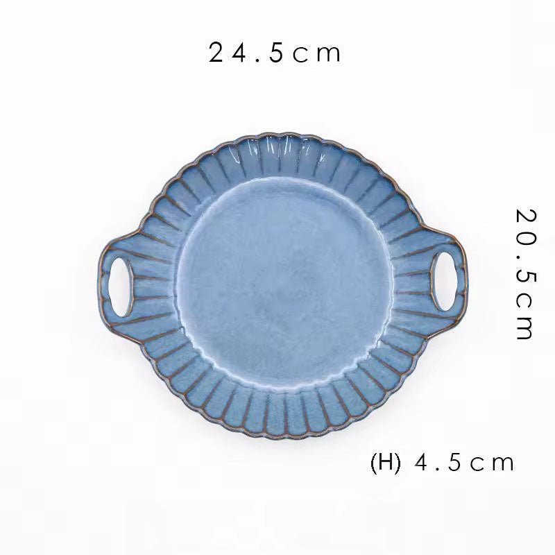 Skyfall 22 - Piece Scalloped Serving Set - The Coral Palm LLC