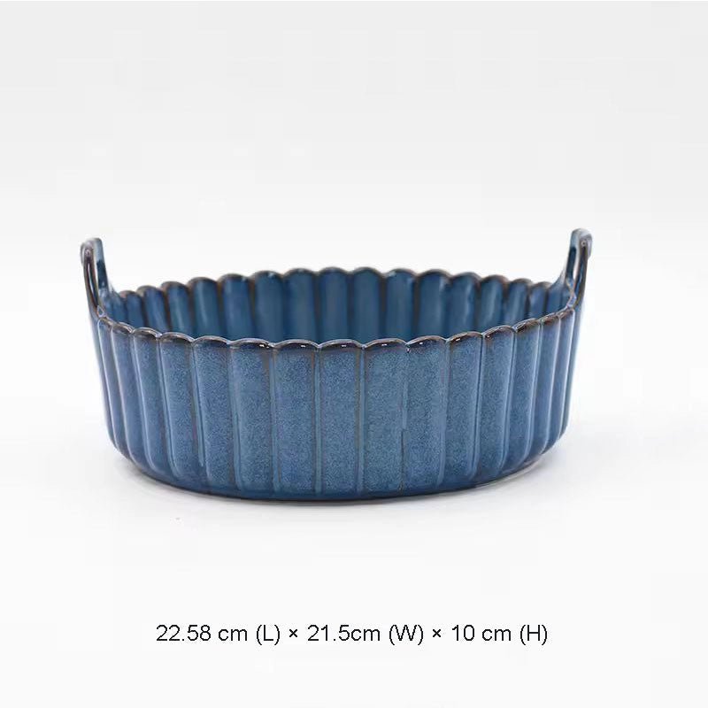 Skyfall 22 - Piece Scalloped Serving Set - The Coral Palm LLC
