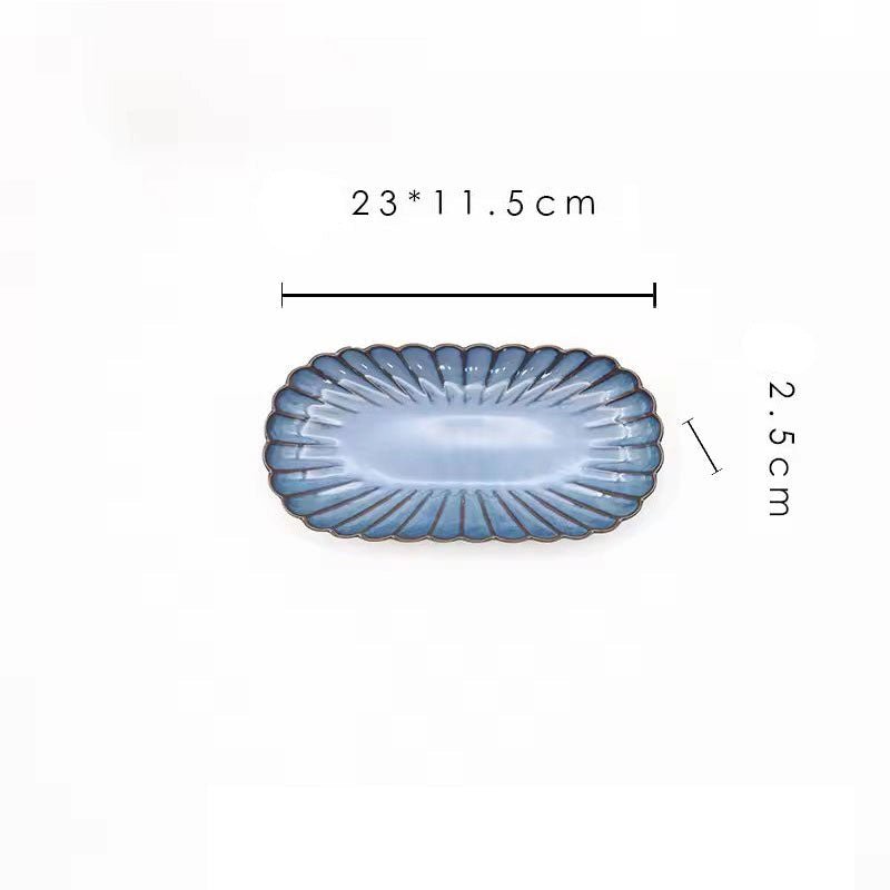 Skyfall 22 - Piece Scalloped Serving Set - The Coral Palm LLC