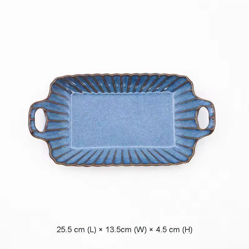Skyfall 22 - Piece Scalloped Serving Set - The Coral Palm LLC