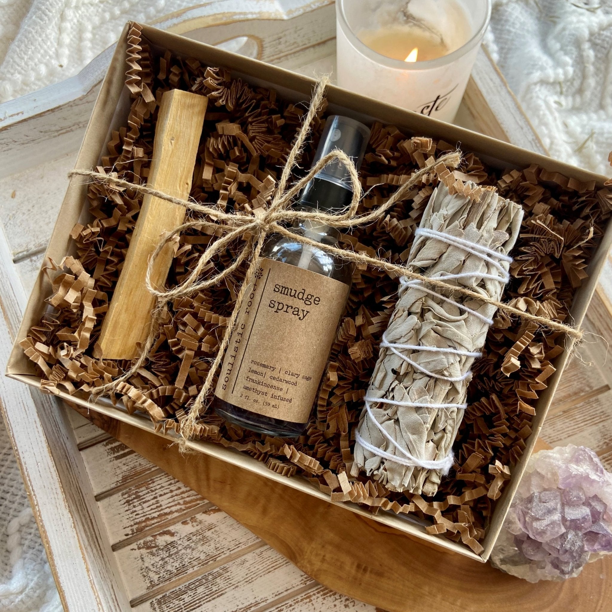 The Sacred Space Cleansing Gift Set - The Coral Palm LLC