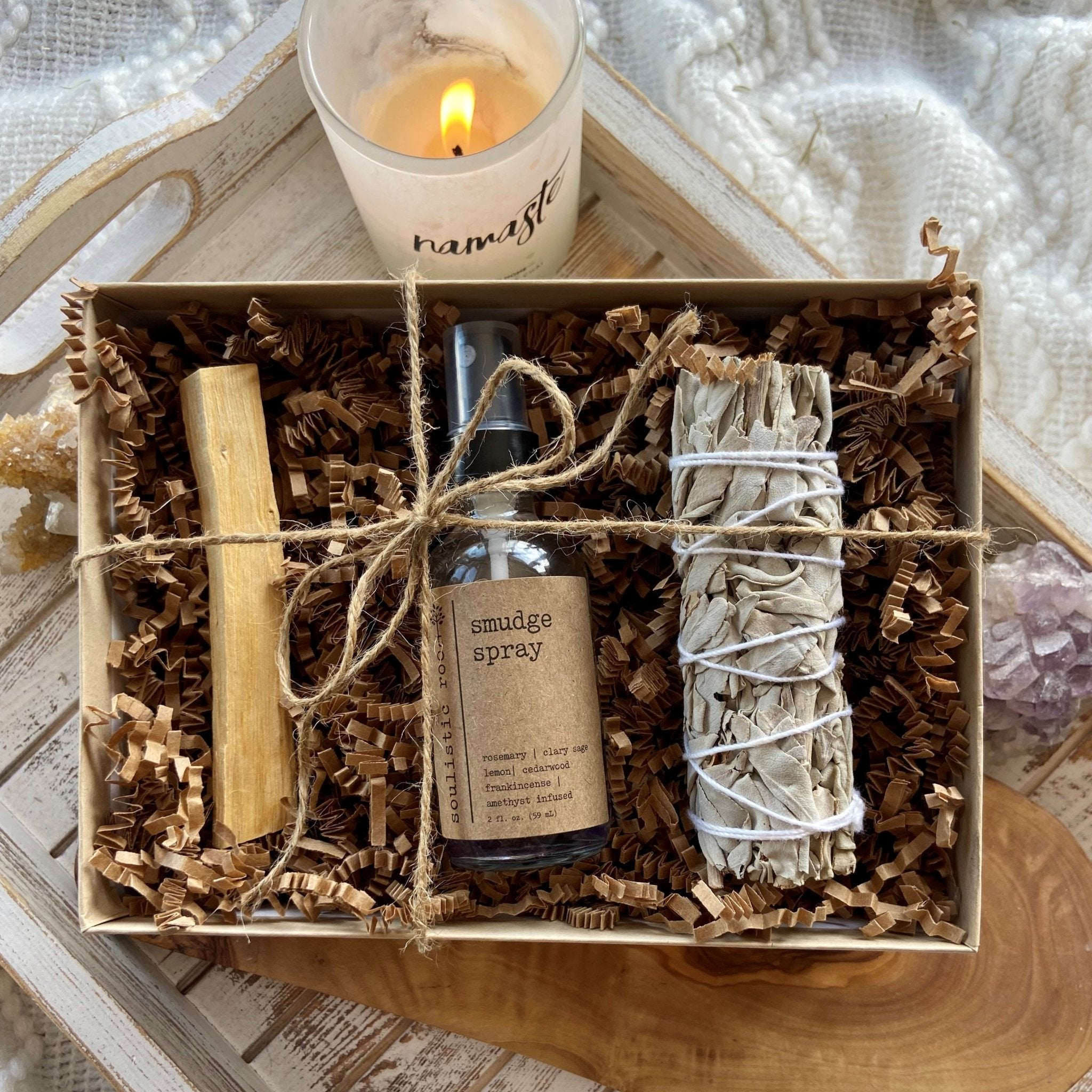 The Sacred Space Cleansing Gift Set - The Coral Palm LLC