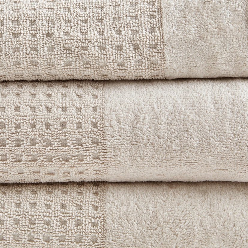 Spa Waffle 6 - Piece Bath Towel Set [Certified] - The Coral Palm LLC