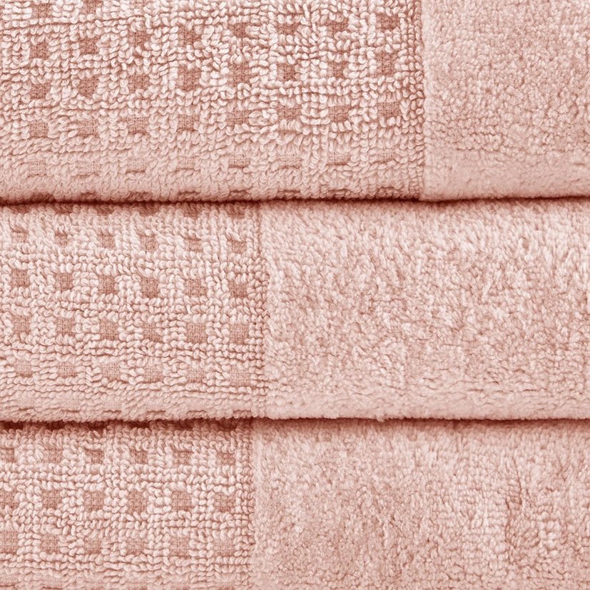 Spa Waffle 6 - Piece Bath Towel Set [Certified] - The Coral Palm LLC