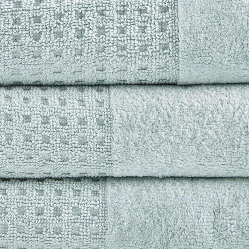 Spa Waffle 6 - Piece Bath Towel Set [Certified] - The Coral Palm LLC