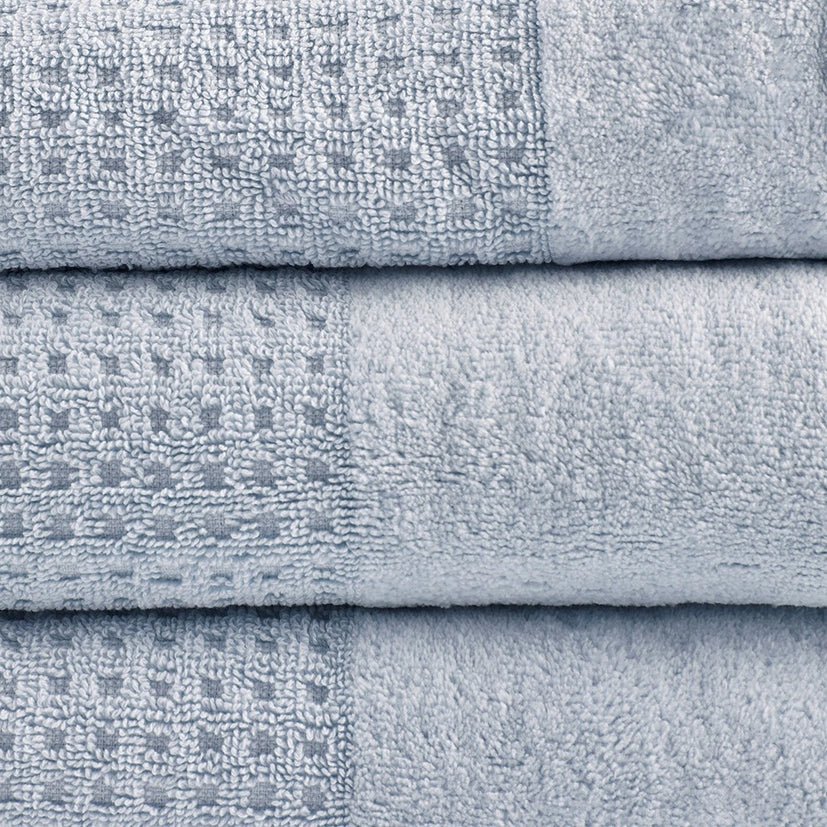 Spa Waffle 6 - Piece Bath Towel Set [Certified] - The Coral Palm LLC