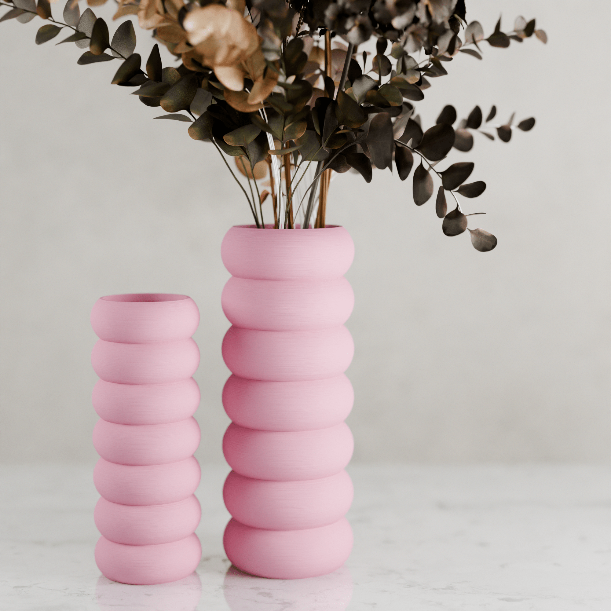 Stacked Vase - The Coral Palm LLC