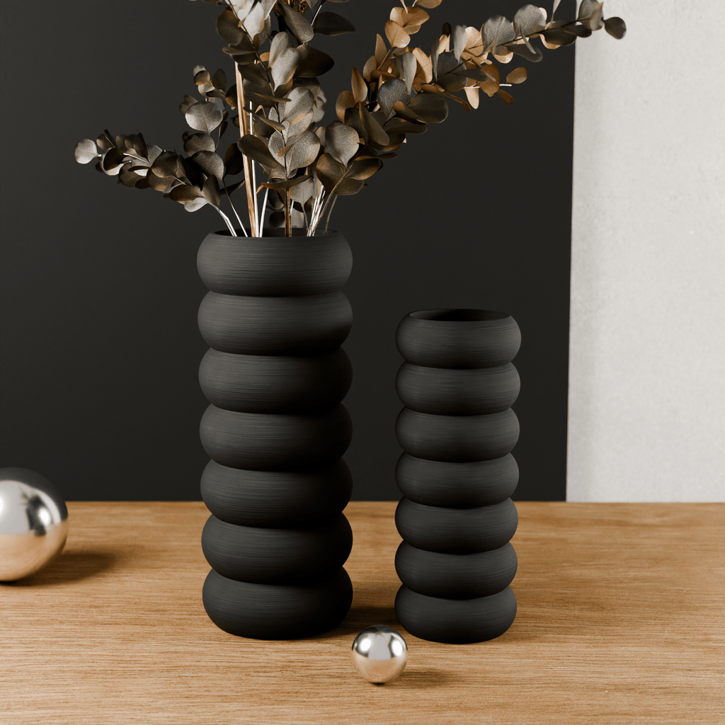 Stacked Vase - The Coral Palm LLC