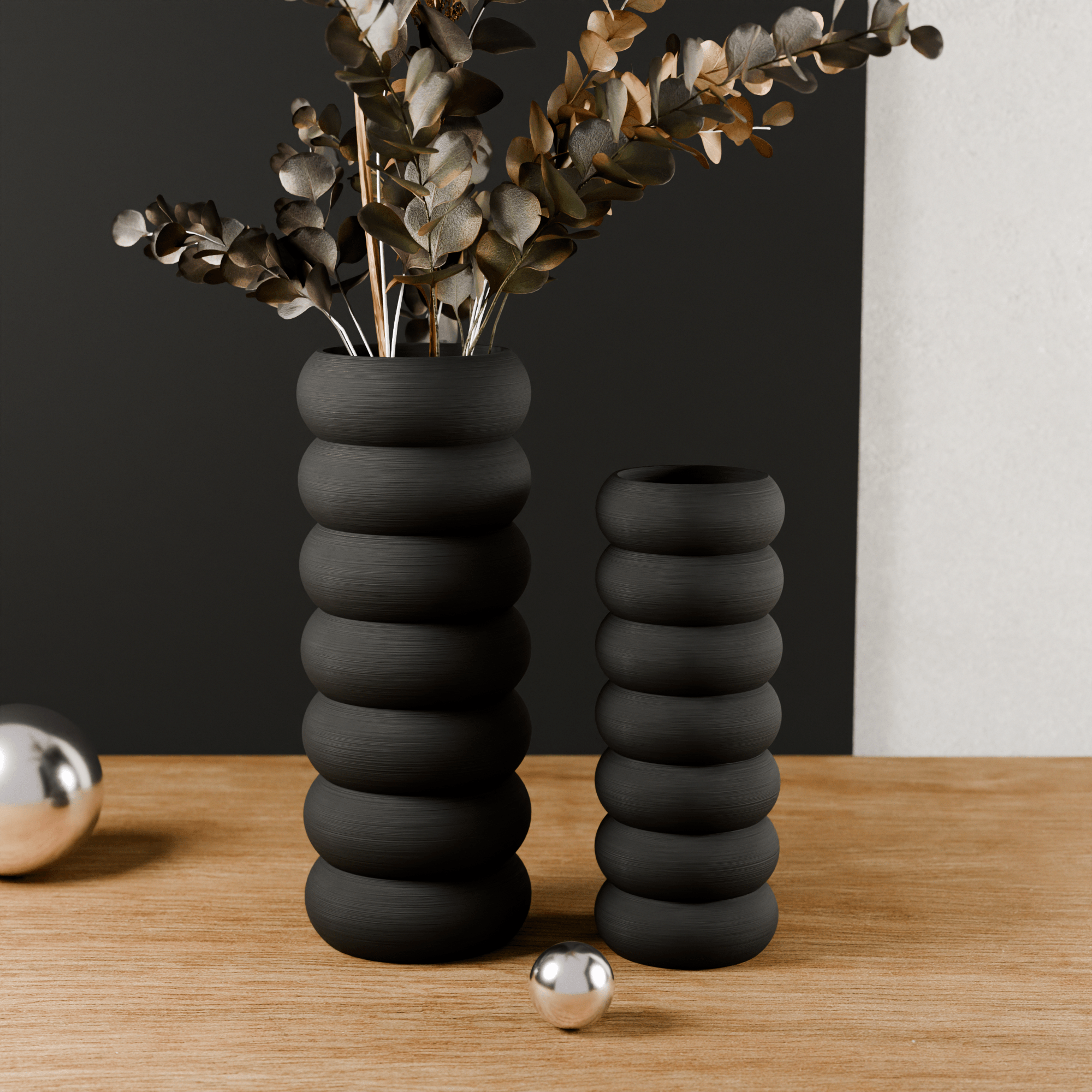 Stacked Vase - The Coral Palm LLC
