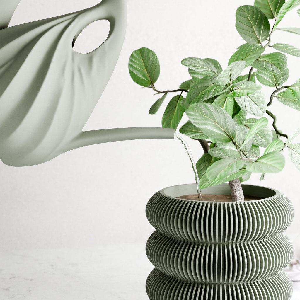 The Swirl Sculptural Watering Can – Made to Order - The Coral Palm LLC