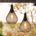 Teardrop Hanging Lamps - The Coral Palm LLC