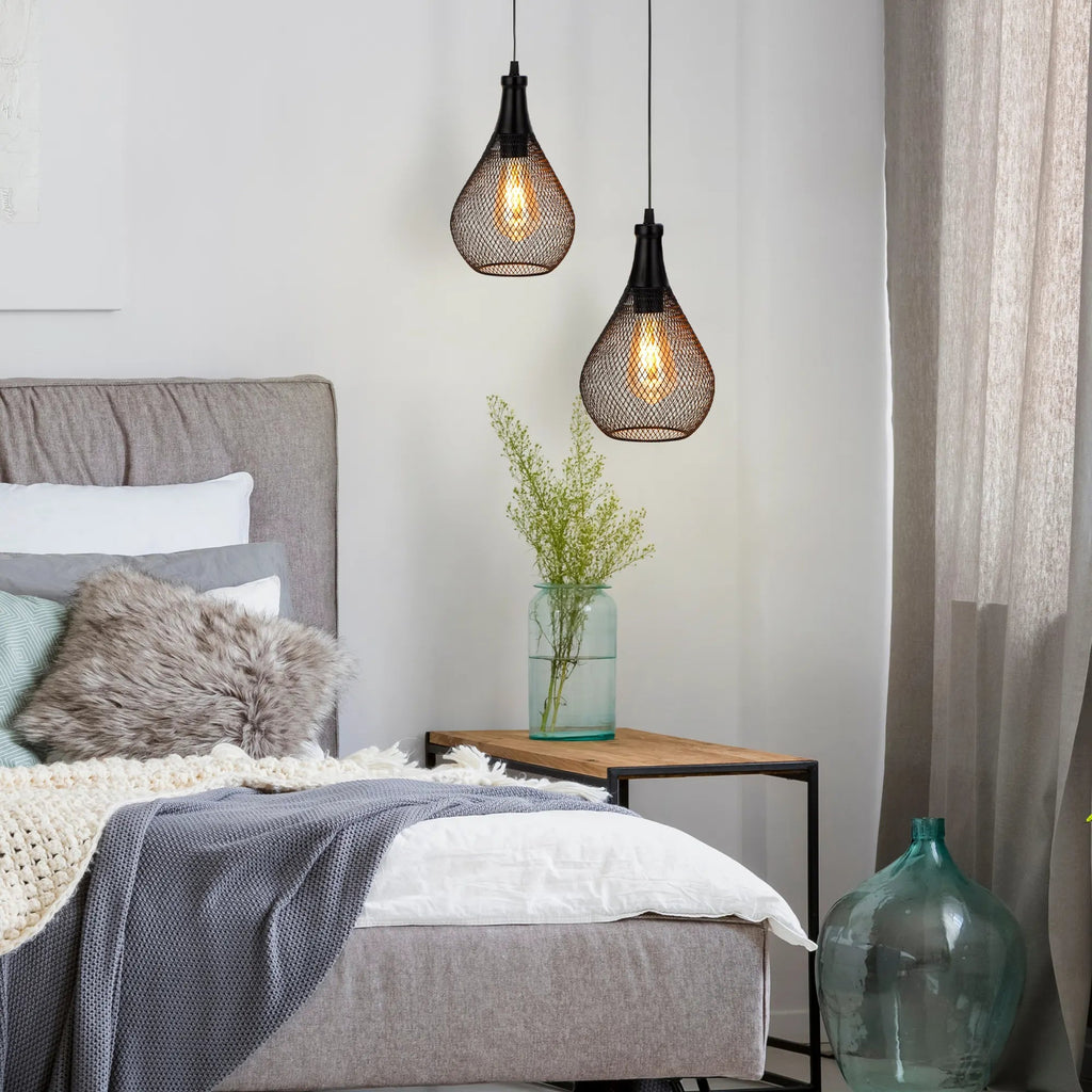 Teardrop Hanging Lamps - The Coral Palm LLC