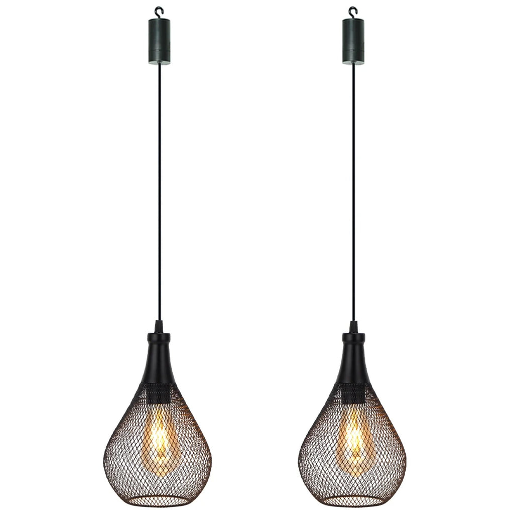 Teardrop Hanging Lamps - The Coral Palm LLC