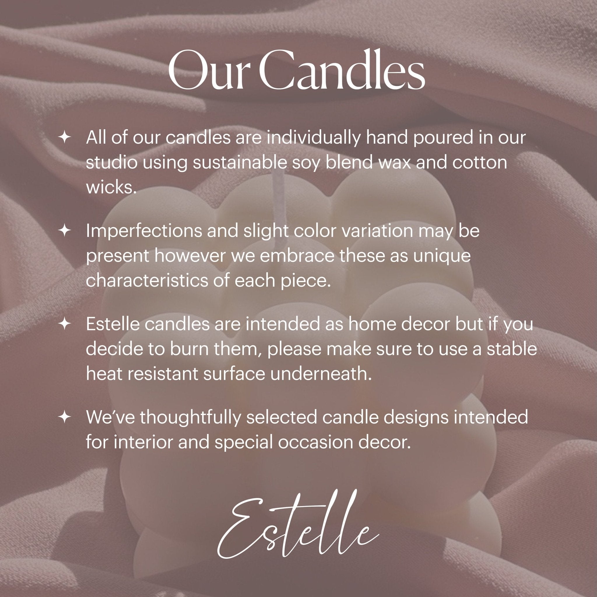 Teddy Bear Heart Candle: Sculptural Soy Wax Pillar - The Coral Palm LLC