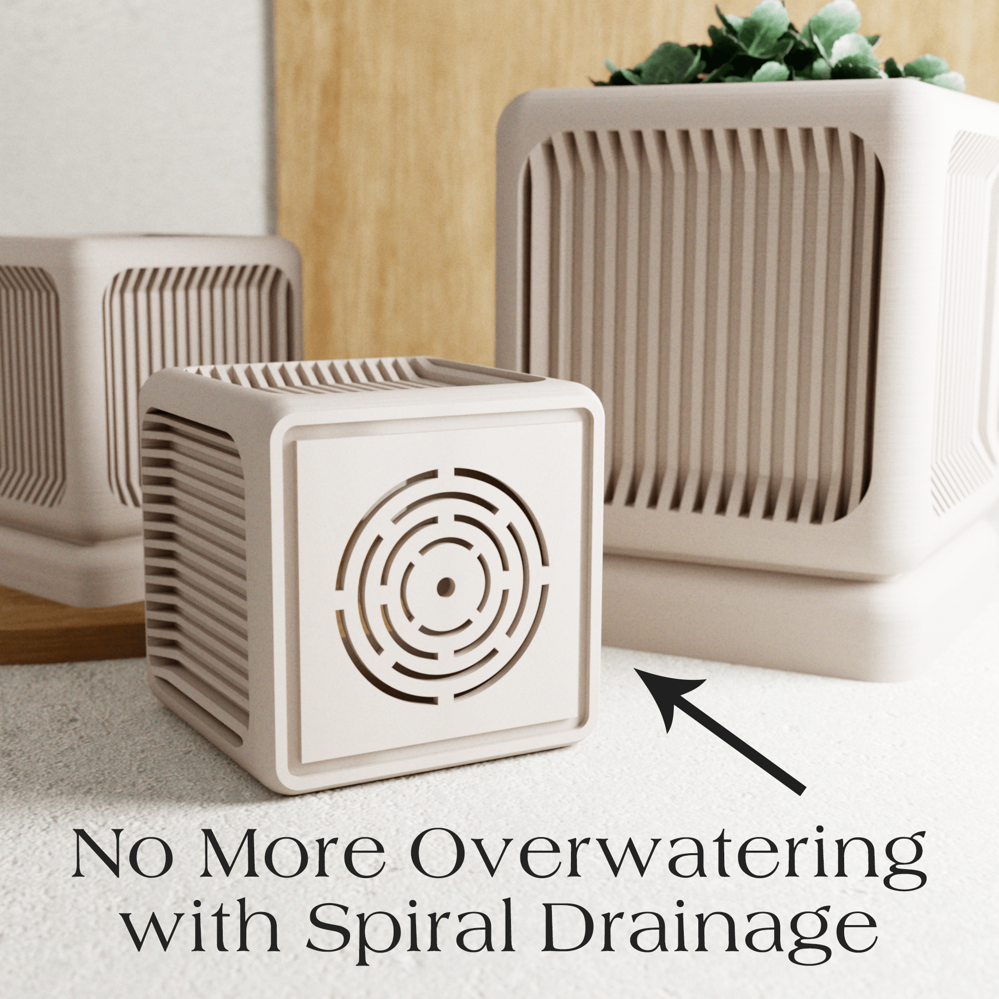 The Ventra Architectural Slat Planter - The Coral Palm LLC