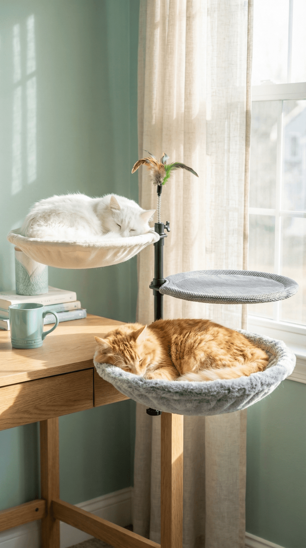 The Coastal Cat Desk Hammock - The Coral Palm LLC