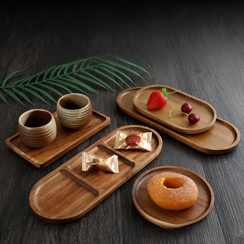 The Palma Acacia Wood Serving Collection - The Coral Palm LLC
