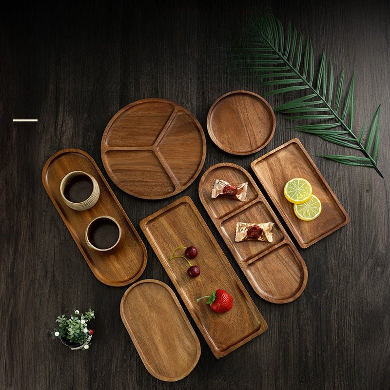 The Palma Acacia Wood Serving Collection - The Coral Palm LLC