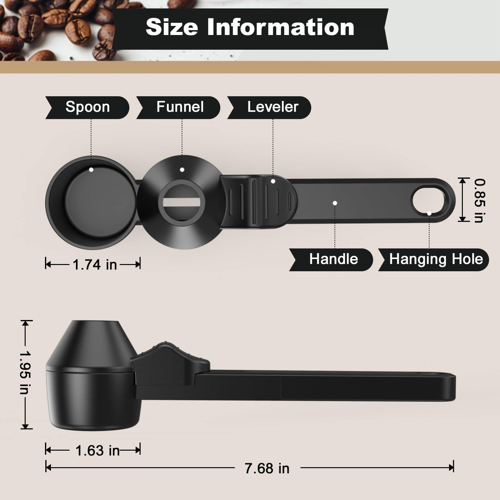 The Petite Pantry Funnel Spoon - The Coral Palm LLC