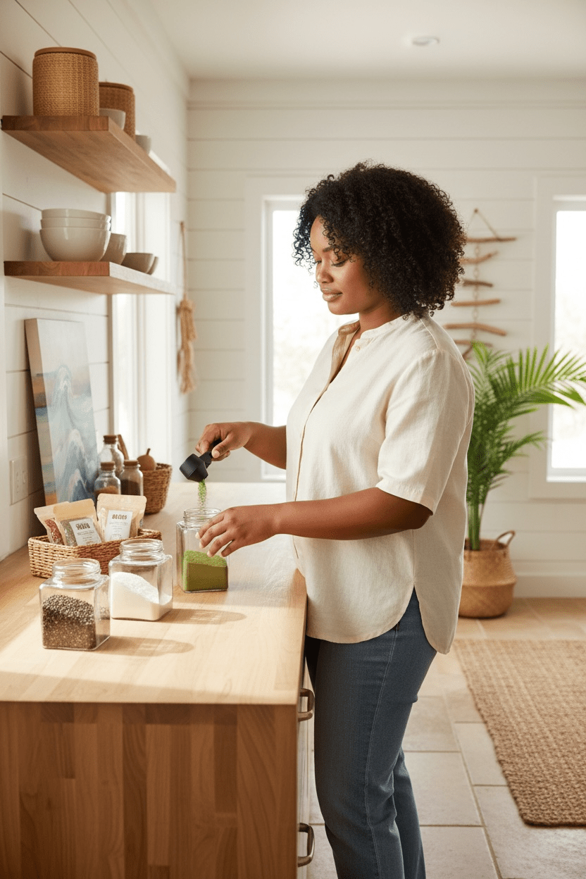 The Petite Pantry Funnel Spoon - The Coral Palm LLC