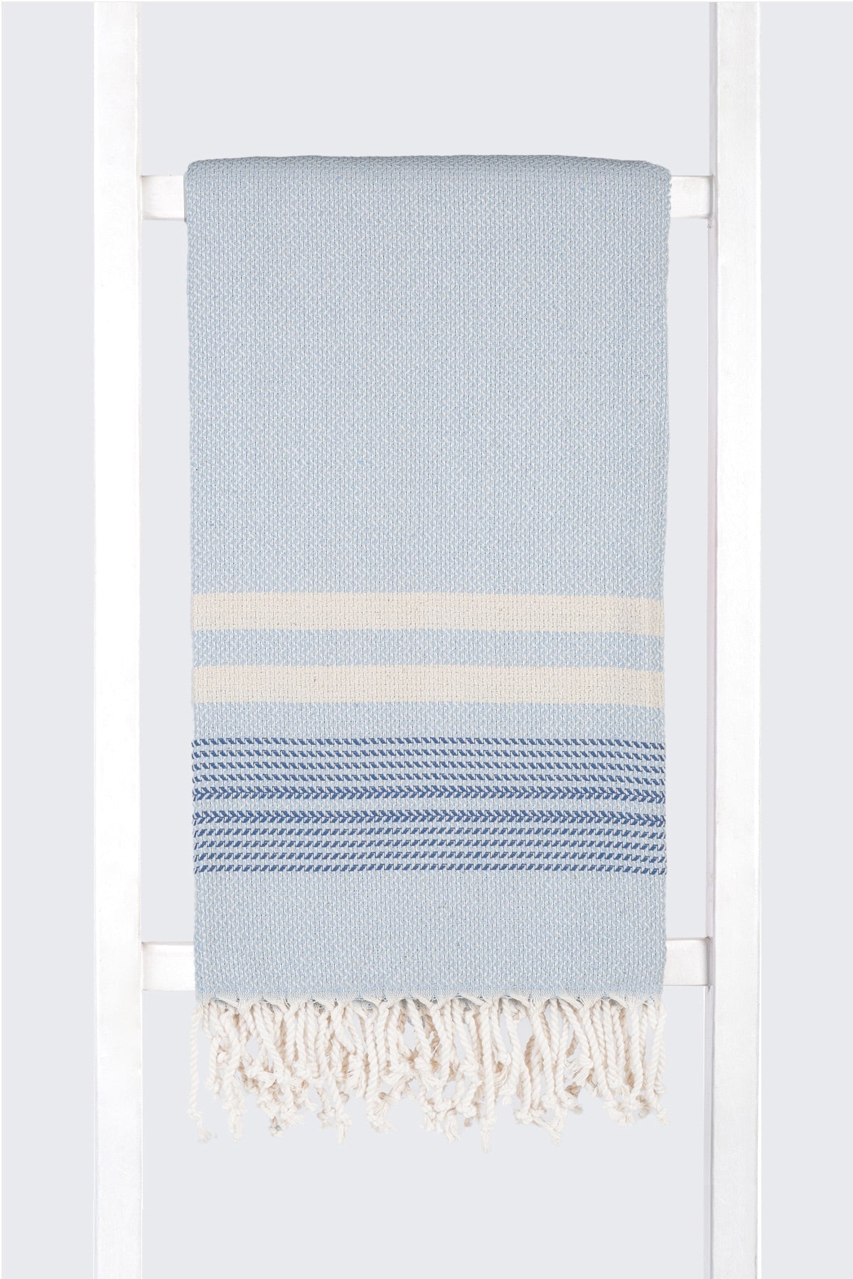 Tricolor Pestemal Turkish Hamam Towel - The Coral Palm LLC