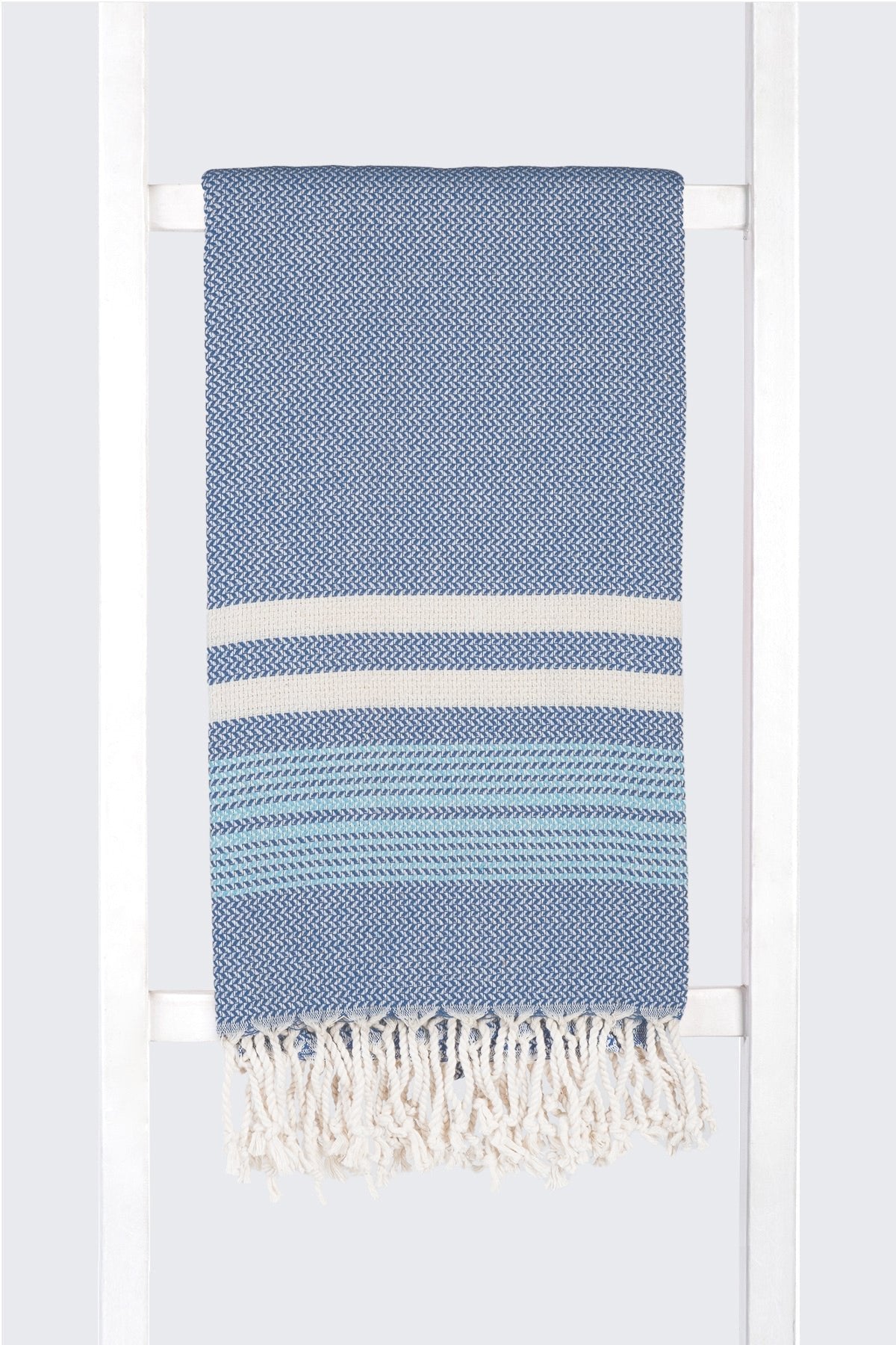 Tricolor Pestemal Turkish Hamam Towel - The Coral Palm LLC