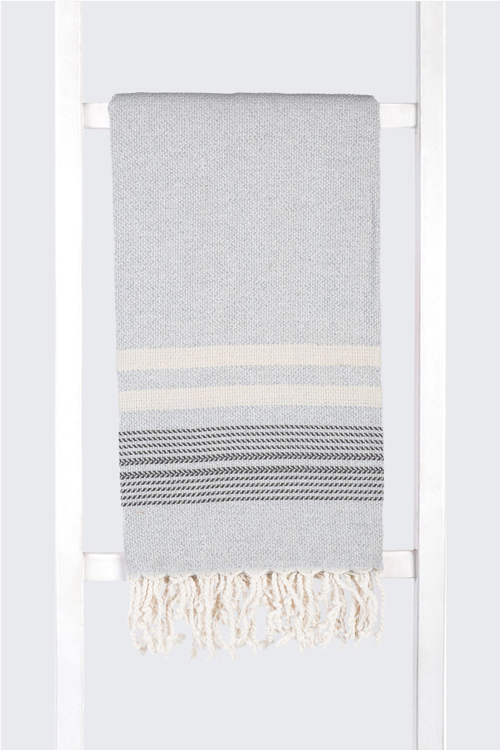 Tricolor Pestemal Turkish Hamam Towel - The Coral Palm LLC