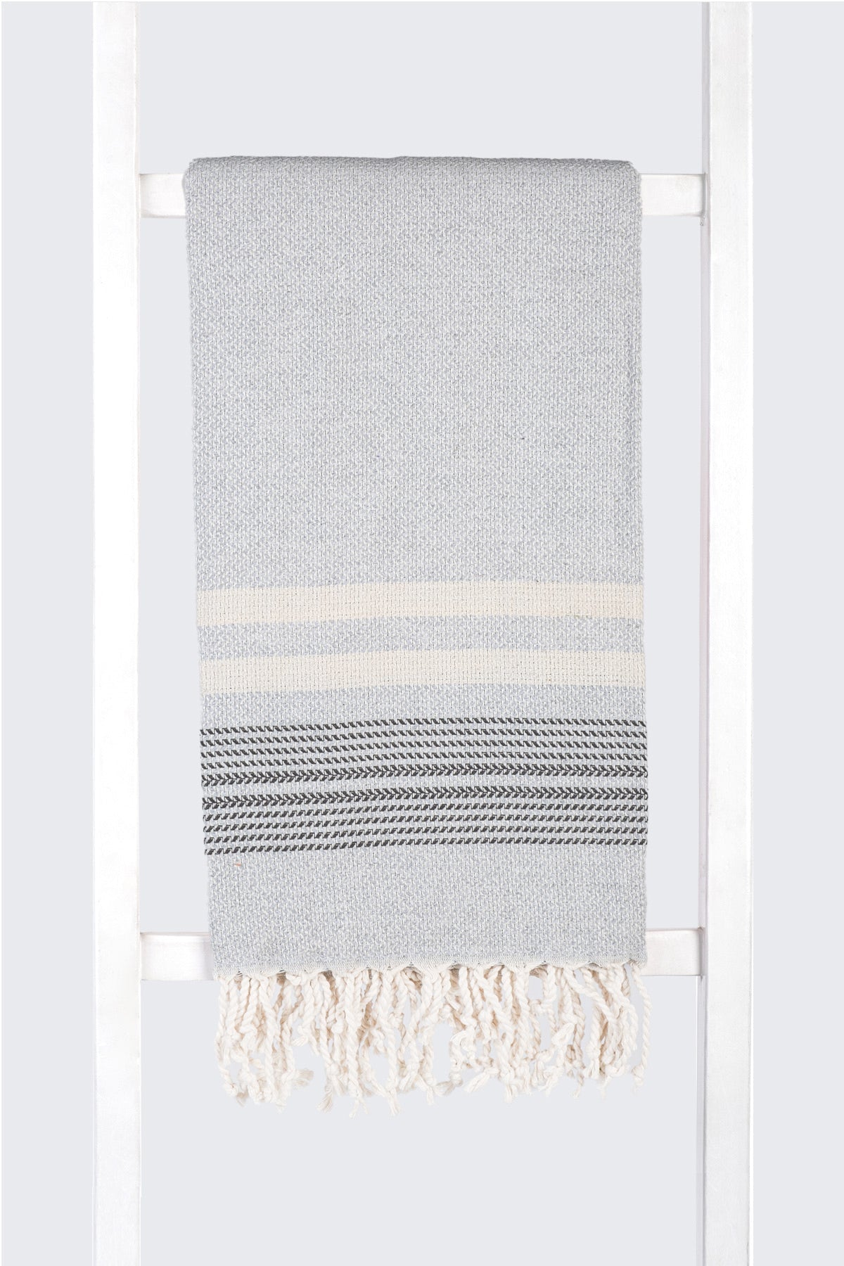 Tricolor Pestemal Turkish Hamam Towel - The Coral Palm LLC