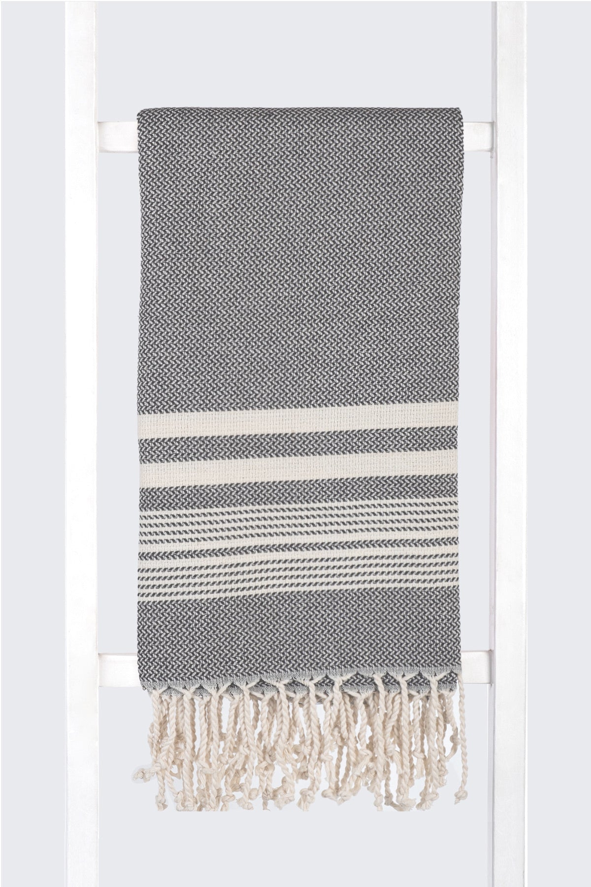 Tricolor Pestemal Turkish Hamam Towel - The Coral Palm LLC