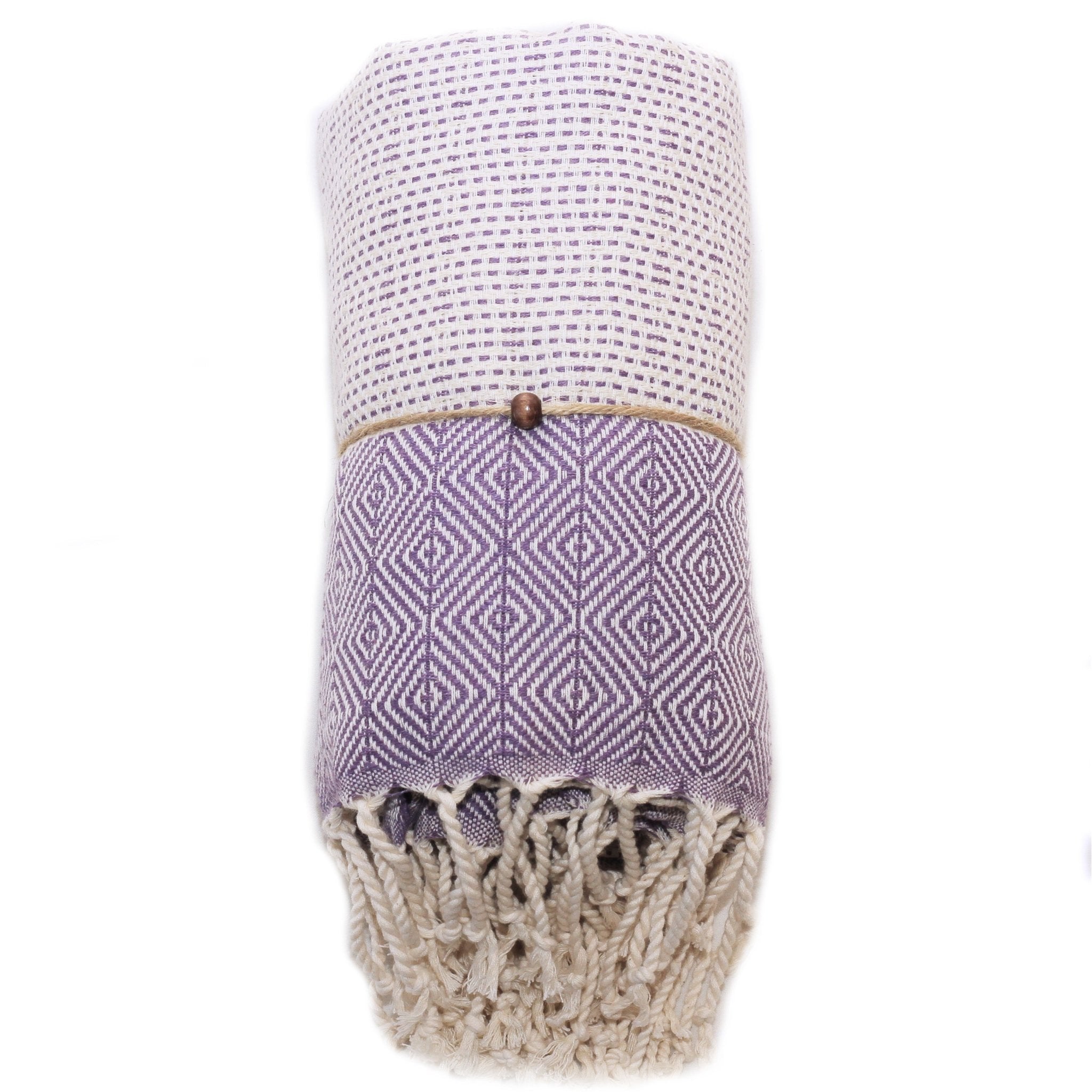 Tuval Diamond Turkish Cotton Towel - The Coral Palm LLC